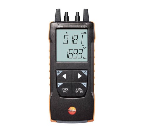 Дифференциальный манометр Testo 512-1 с подключением к приложению
