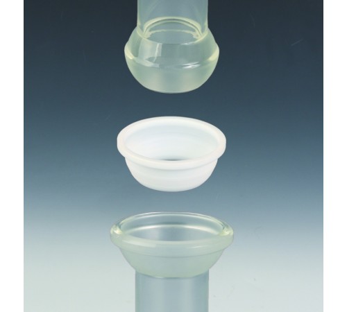 Уплотнительная вставка Bohlender для сферического шлифа KS 64, PTFE (Артикул H 934-18) Уплотнительная вставка Bohlender для сферического шлифа KS 64, PTFE (Артикул H 934-18)