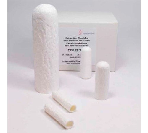 Экстракционные гильзы из стеклянного микроволокна Hahnemühle CFV, Ø 19 x 90 мм Экстракционные гильзы из стеклянного микроволокна Hahnemühle CFV, Ø 19 x 90 мм