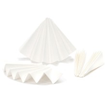 Высокочистые бумажные фильтры Hahnemühle 604, складчатые, Ø 90 мм, для качественного анализа