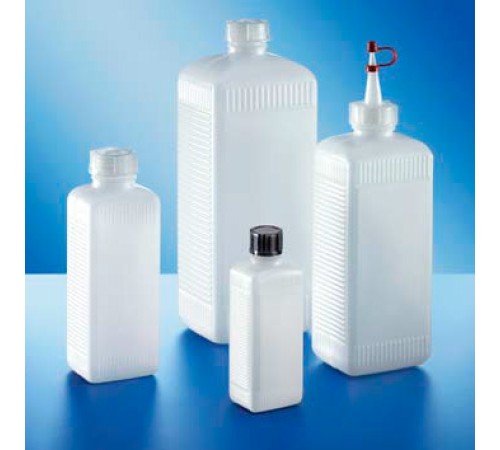 Бутыль Kautex узкогорлая 1000 мл, HDPE, прямоугольная, Ø 25 мм, естественный цвет, без крышки Бутыль Kautex узкогорлая 1000 мл, HDPE, прямоугольная, Ø 25 мм, естественный цвет, без крышки