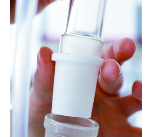 Уплотнительная вставка Bohlender с зажимным кольцом, NS 14/23, PTFE (Артикул H 933-03) Уплотнительная вставка Bohlender с зажимным кольцом, NS 14/23, PTFE (Артикул H 933-03)